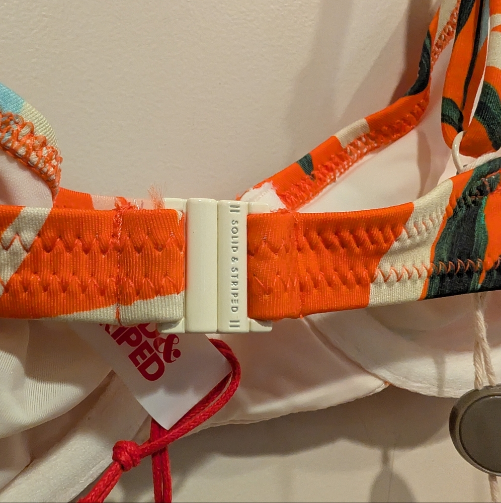 Solid & Striped Orange Floral Bikini - image 5